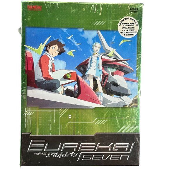 Bandai Entertainment Other - Eureka Seven Special Edition Set Vol 5 DVD Volume 3 Manga And T-Shirt New
